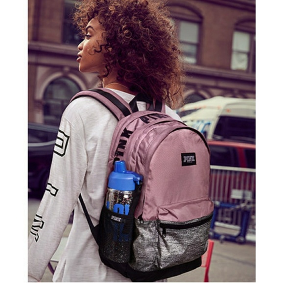 chalk rose pink backpack